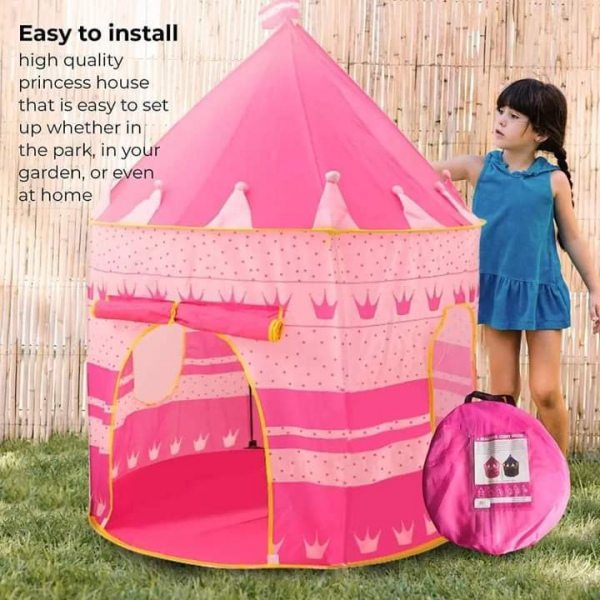 Castillo para niños tipo casa de campaña